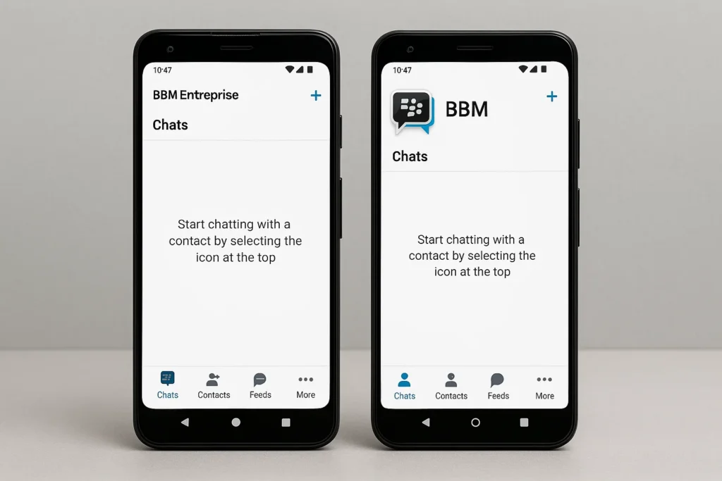 Dua aplikasi BBM aktif sekaligus di satu ponsel Android