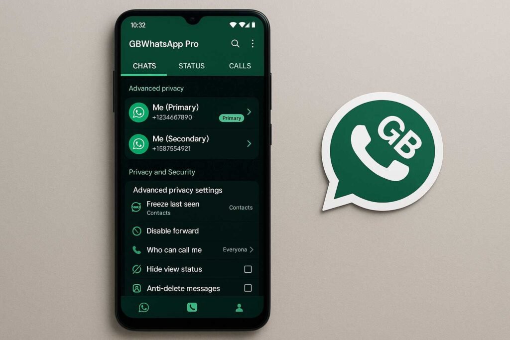 GB WhatsApp Pro - fitur tema dan privasi lanjutan - alternatif WhatsApp resmi