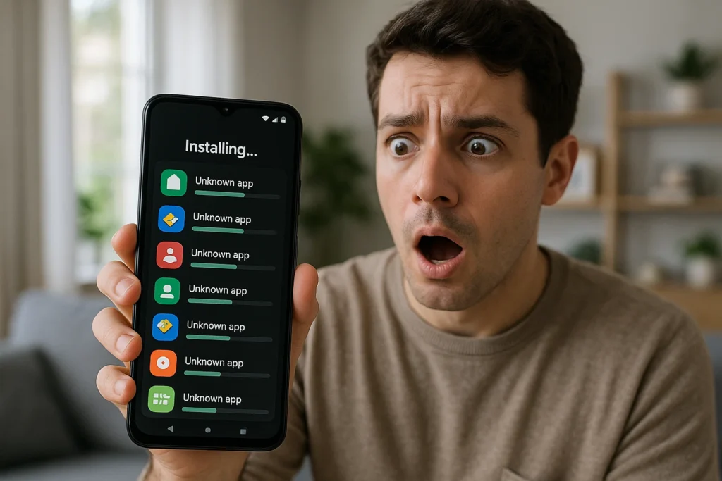 android download aplikasi sendiri - aktifkan play protect - hapus aplikasi mencurigakan - update sistem
