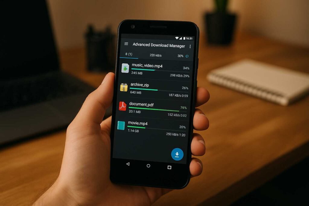 android otomatis download aplikasi - gunakan download manager - lebih cepat - lebih praktis