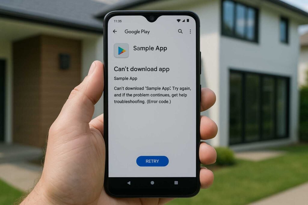 android tidak bisa download aplikasi - cek koneksi - kosongkan memori - perbarui play store