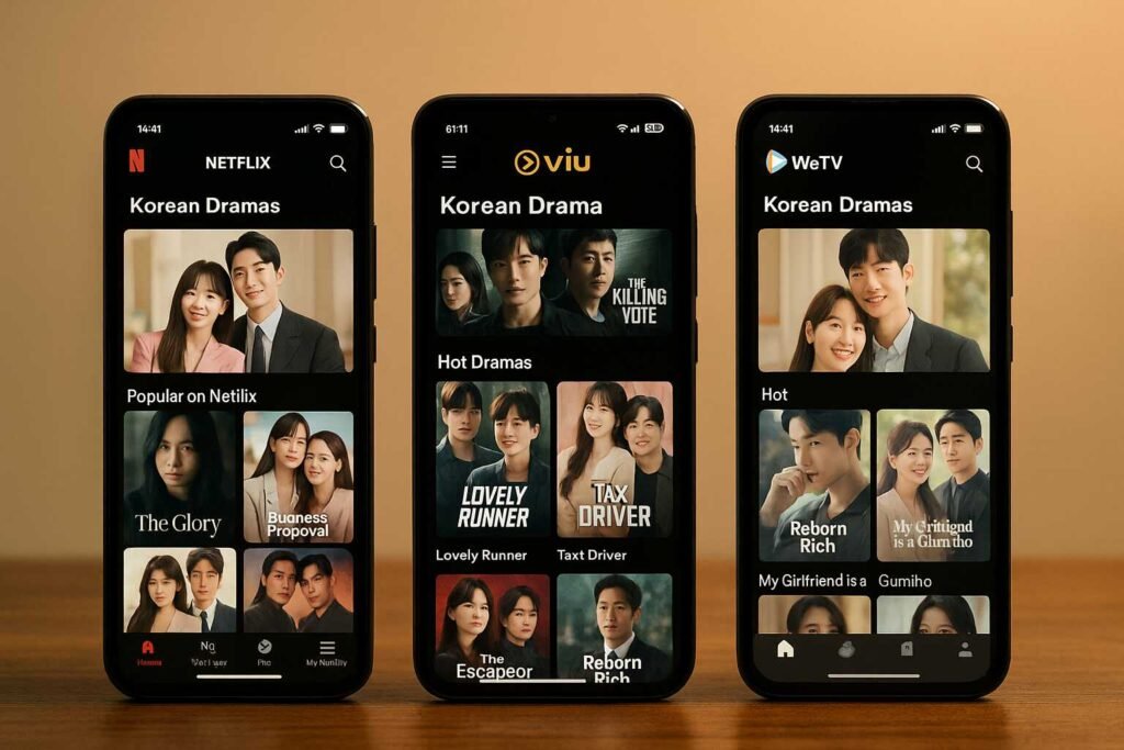 aplikasi android download drama korea - viu netflix wetv - tonton offline kapan saja