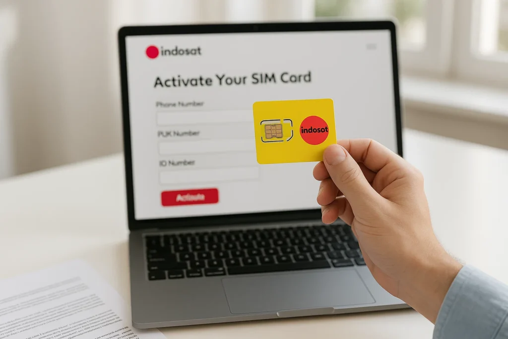 cara aktivasi kartu indosat ooredoo online lewat situs resmi atau gerai terdekat