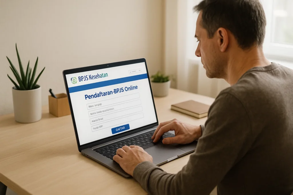 cara mengurus BPJS online - isi data pribadi - pilih faskes - dapatkan kartu peserta